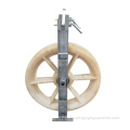 660x100mm Single-wheel Conductor Stringing Pulley Blocks